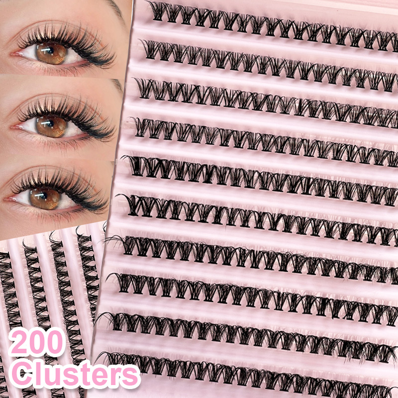 False Eyelashes Natural - Individuele Wimpers Wimperpluk 8-16mm 200 stks