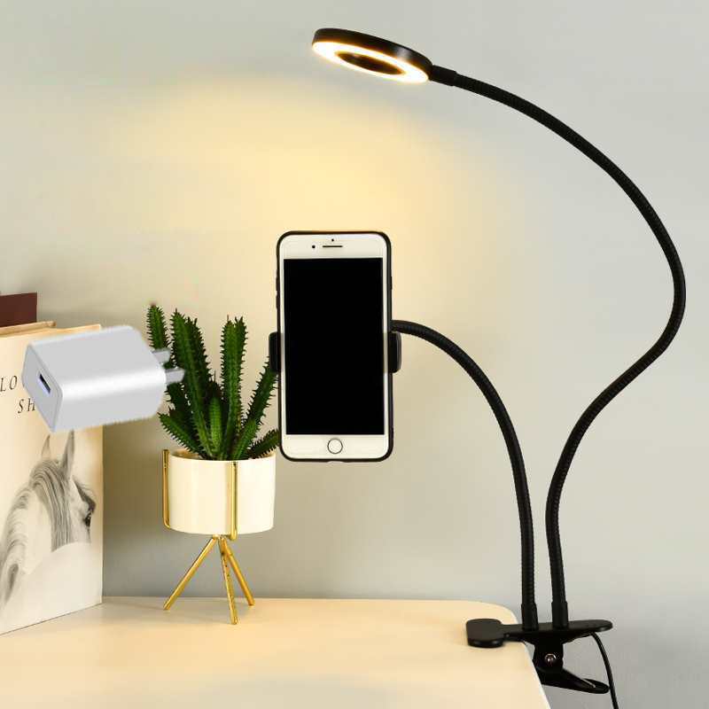 Led Ring Light - Universele flexibele mobiele telefoonhouder met selfie-ringlicht