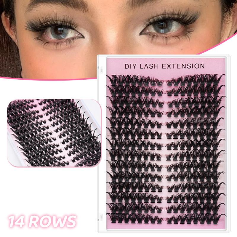 False Eyelashes Natural - 20 stuks DIY valse wimperextensions, individuele