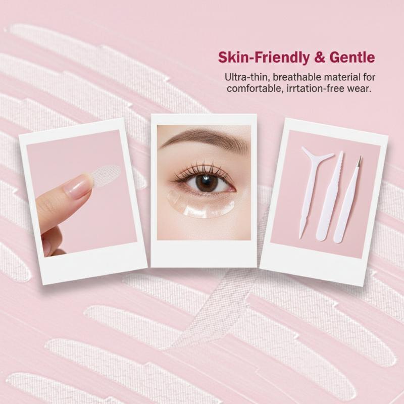 Beauty Makeup Look - Zelfklevende ooglidtape-stickers 600 stuks Onzichtbare dubbele