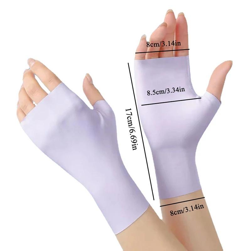 Uv Nail Lamp - Nagelkunst Gel Nagellamp Zonnebrandhandschoenen Vingerloze Handschoenen