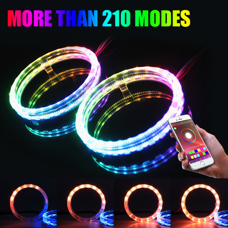 Led Ring Light - Niscarda Angel Eyes Multi-color Rgb Led