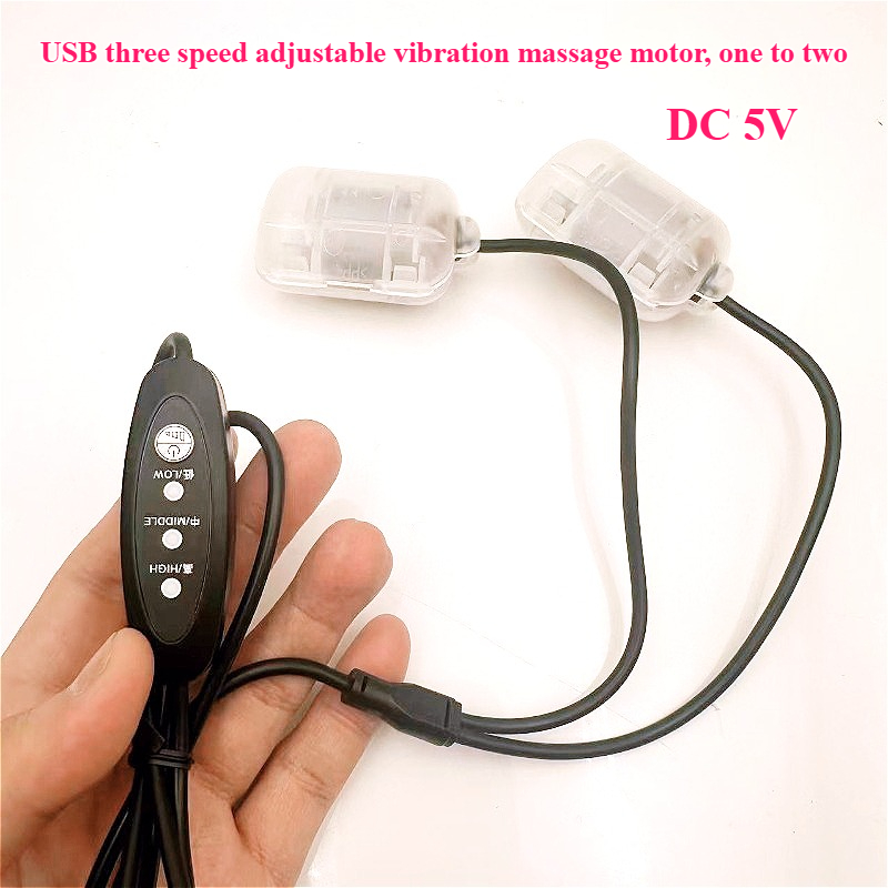 Hair Scalp Massager - DC 5V USB-massagemotor met 3 snelheden,