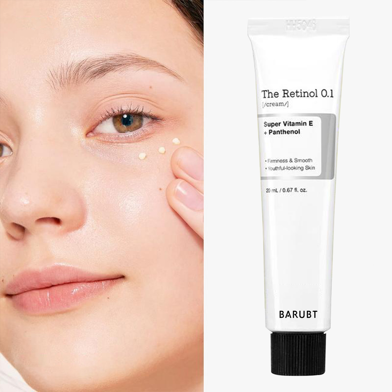 Beauty Glazed Makeup - Retinol 0,1% Crème, Anti-aging oog- en