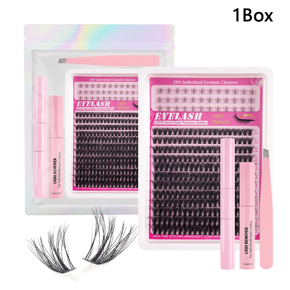 False Eyelashes Natural - 8-18mm Lange Kunstwimpers Natuurlijke Look Pluizige