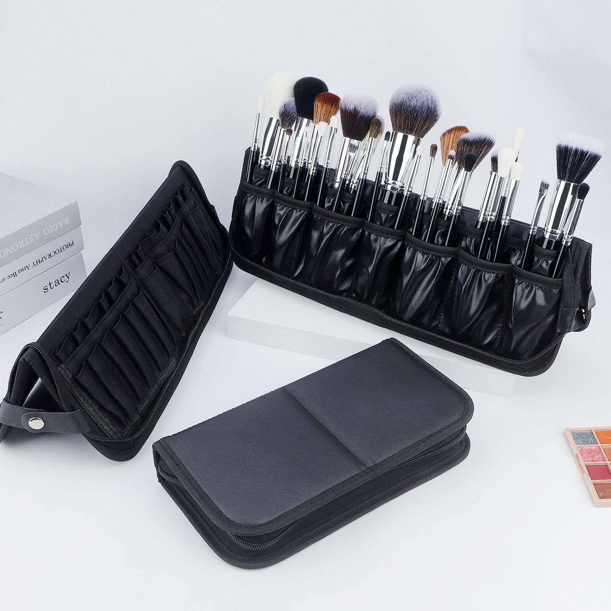 Grote zwarte opvouwbare make-u - Beauty Makeup Background recensie en prijs