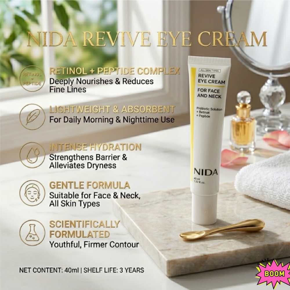 NIDA Retinol Peptide Oogcrème  - Beauty Glazed Makeup recensie en prijs