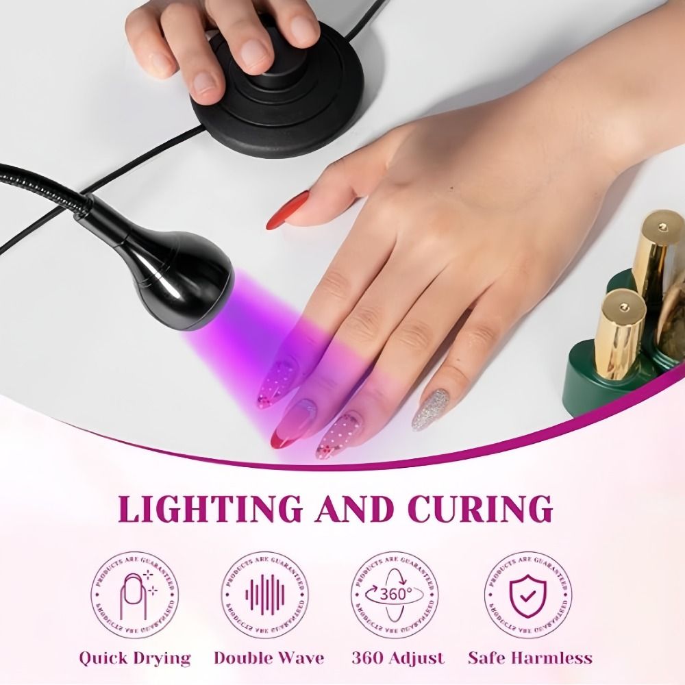 5W/3W UV LED nagellamp met voe - Uv Nail Lamp recensie en prijs