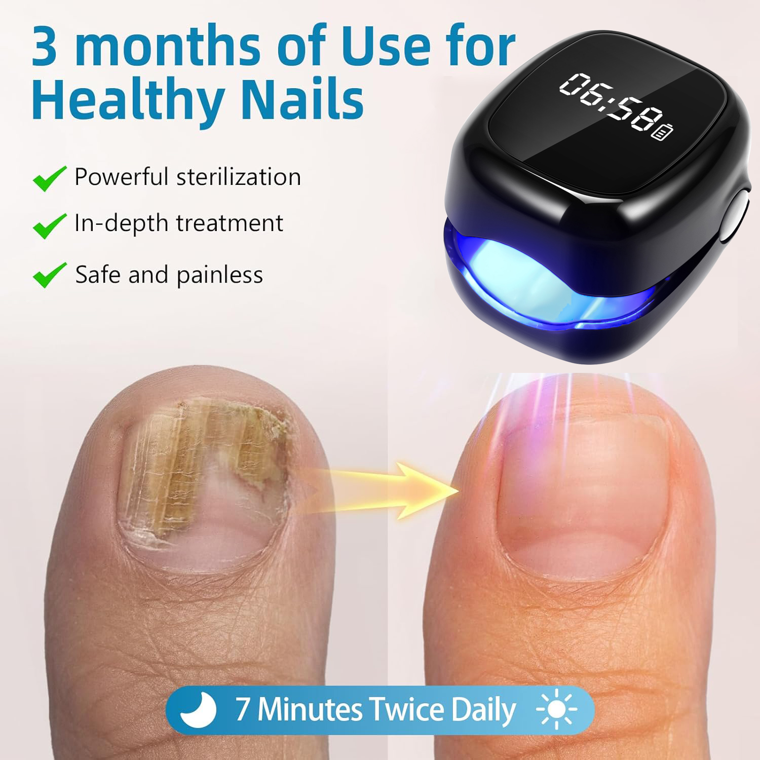 UV-laserapparaat voor het verw - Uv Nail Lamp recensie en prijs