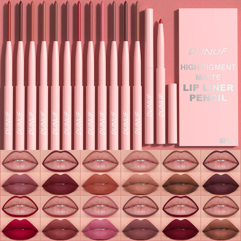 6 stks/set Lip Liner Pen Set L - X Beauty Makeup recensie en prijs