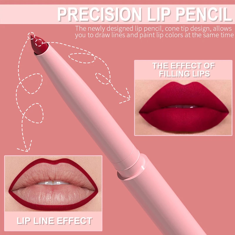 6 stks/set Lip Liner Pen Set L - X Beauty Makeup recensie en prijs