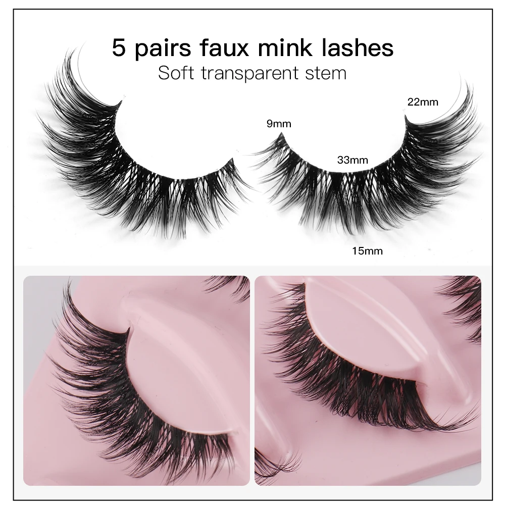 Cat Eye 5 Paar 3D Natuurlijke  - Beauty Makeup Look recensie en prijs