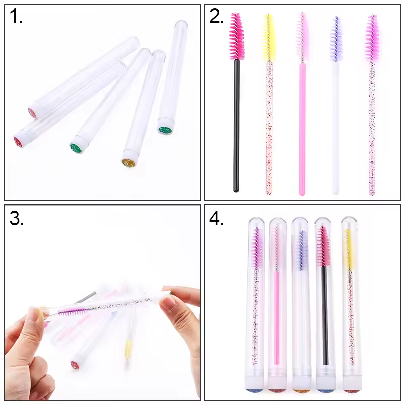 Wimperborstelbuis met wenkbrau - Beauty Makeup Background recensie en prijs