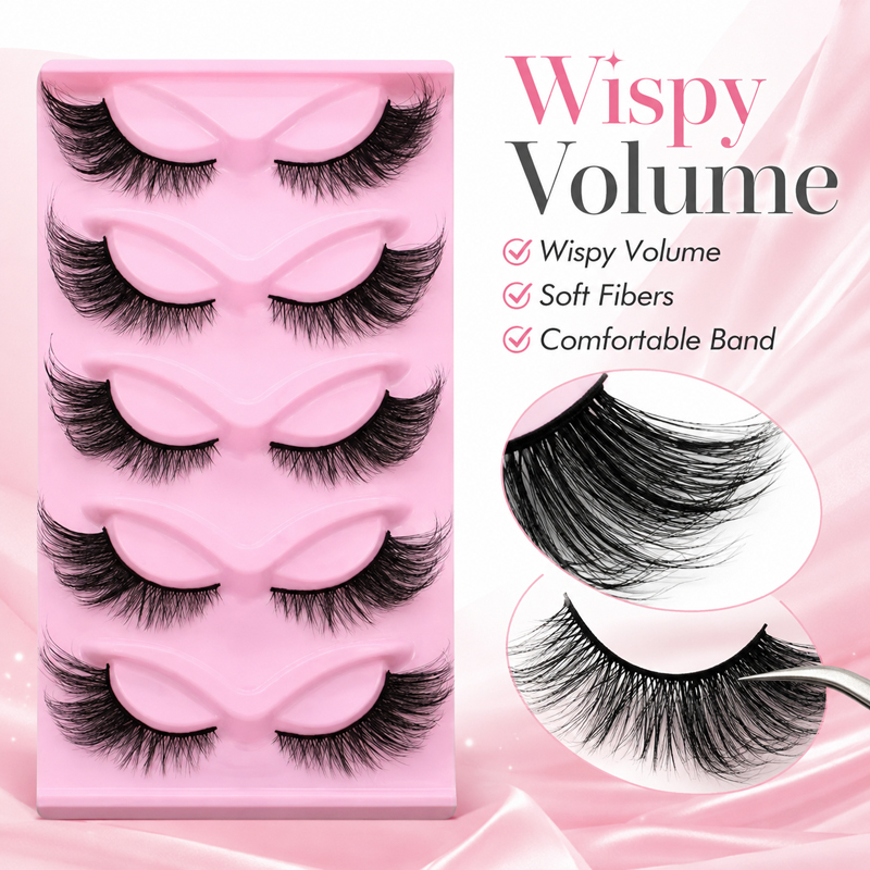 5 Paar 2 Stijlen Pluizige Nepw - Beauty Makeup Look recensie en prijs