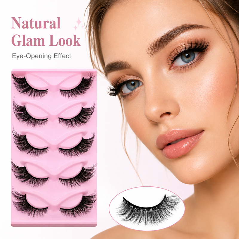 5 Paar 2 Stijlen Pluizige Nepw - Beauty Makeup Look recensie en prijs